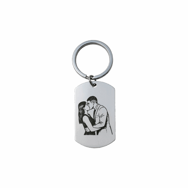 Llavero Rectangular personalizado