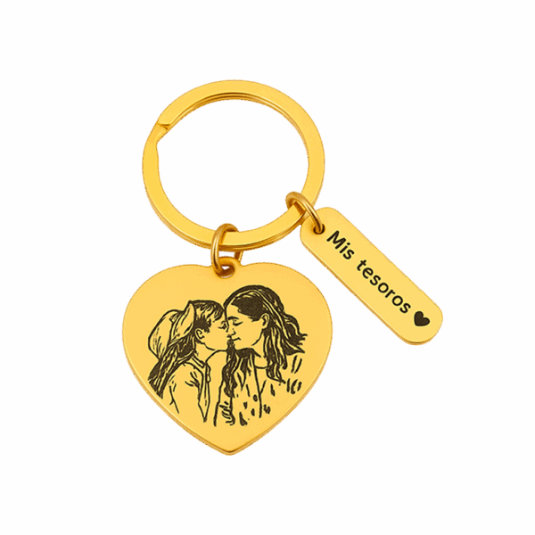 Llavero Corazón personalizado