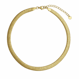 Collar piel de serpiente