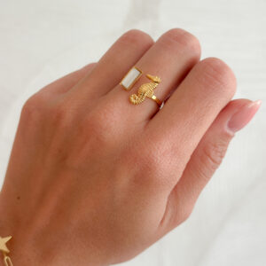 Anillo caballito de mar