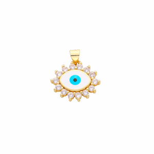 Ojo turco con brillos Charm