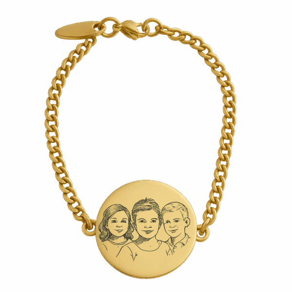 Pulsera Personalizada Unisex (Foto, texto o manuscrito)