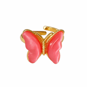 Anillo Mariposa Rosa