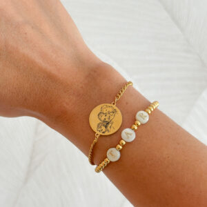 Pulsera Personalizada Unisex (Foto, texto o manuscrito)
