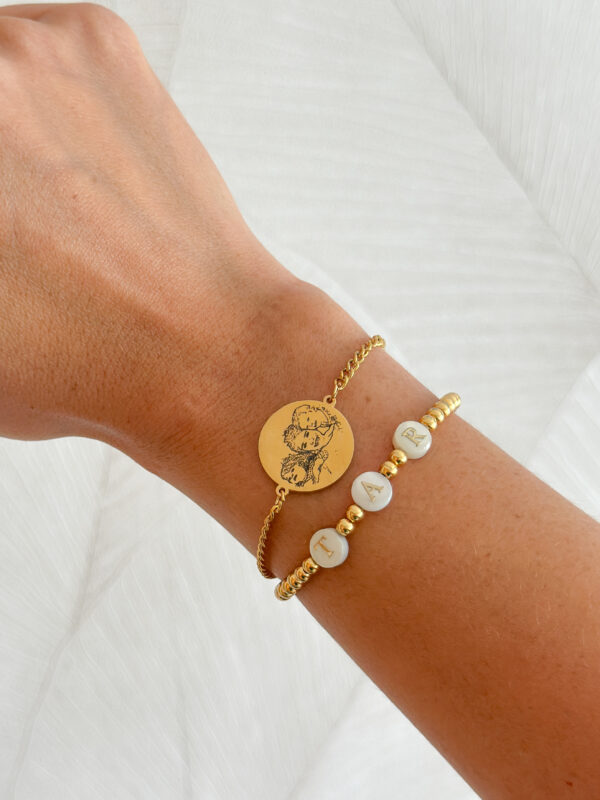 Pulsera Personalizada Unisex (Foto, texto o manuscrito) - Imagen 2