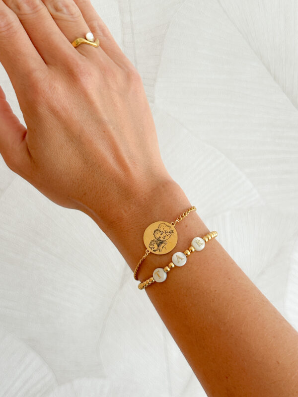 Pulsera Personalizada Unisex (Foto, texto o manuscrito) - Imagen 4
