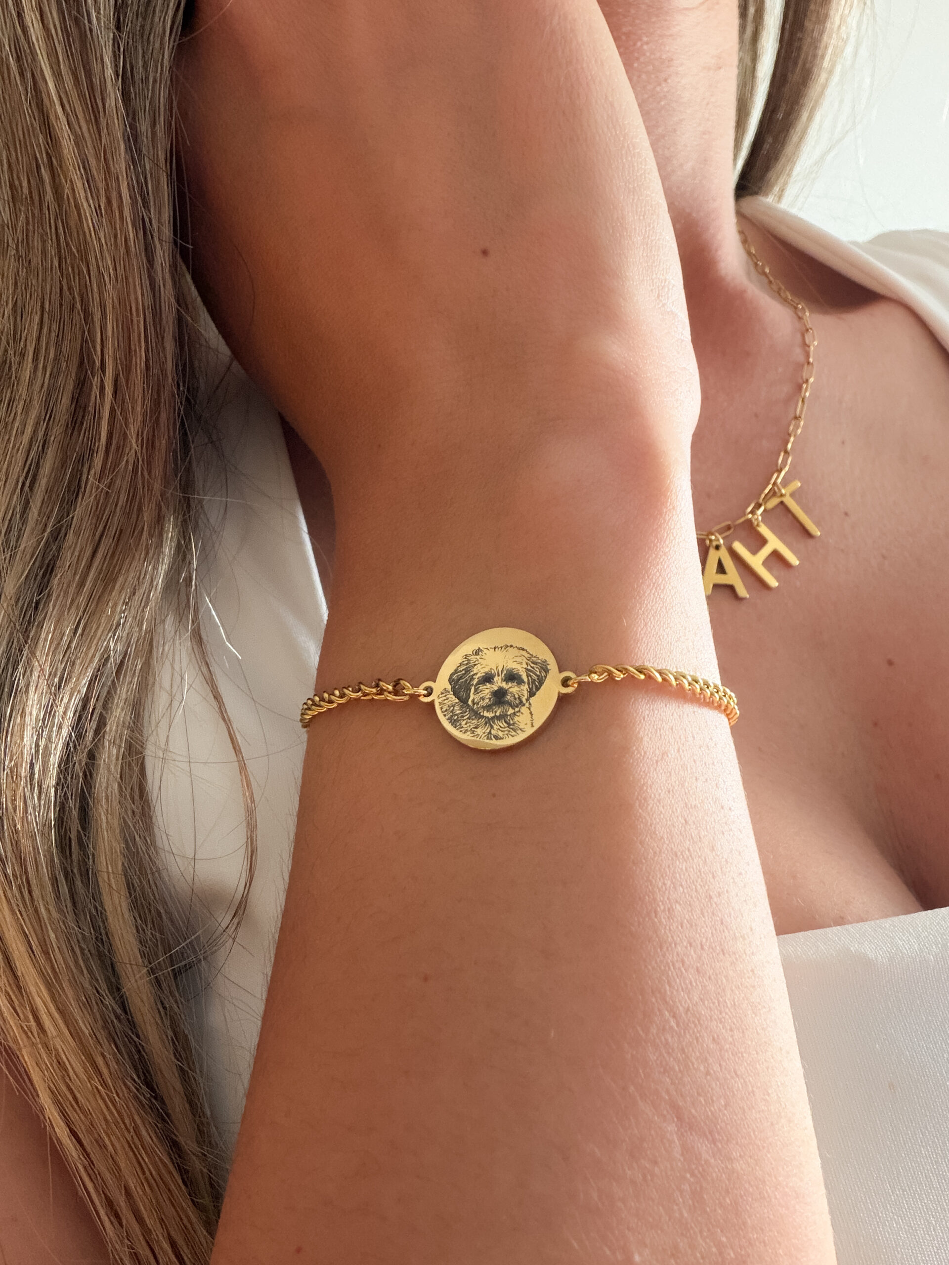 Pulsera Personalizada Unisex (Foto, texto o manuscrito) - Imagen 2