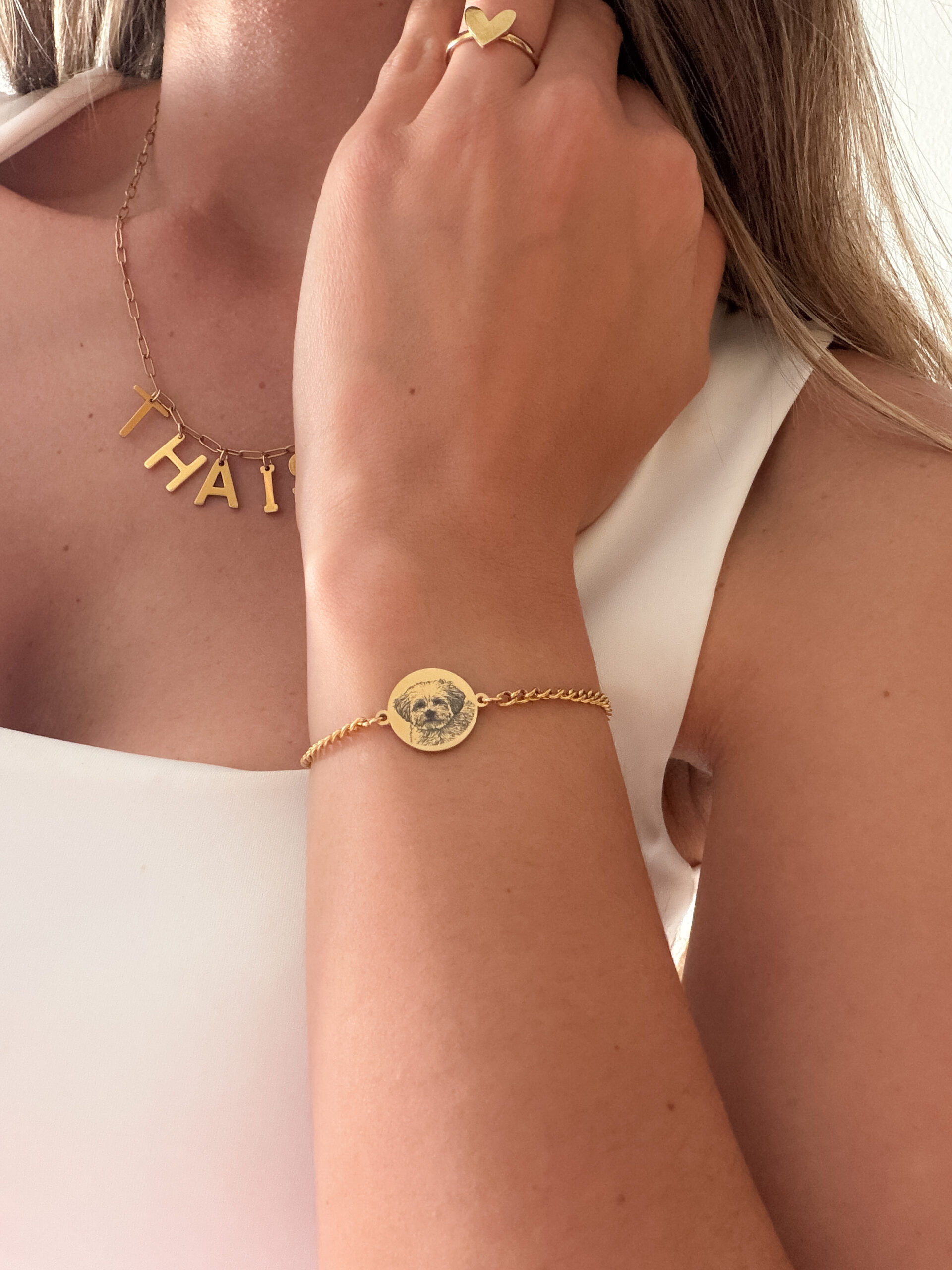 Pulsera Personalizada Unisex (Foto, texto o manuscrito) - Imagen 4