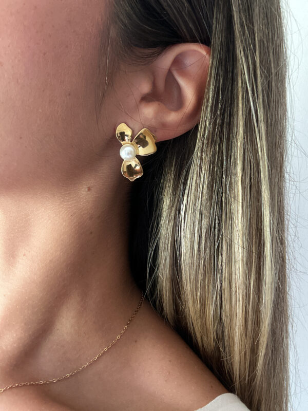 Pendientes tres hojas - Imagen 3