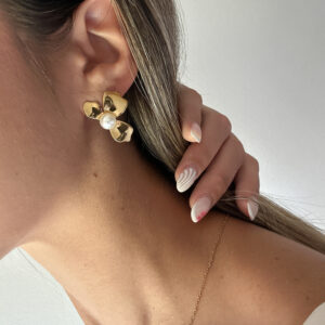 Pendientes tres hojas