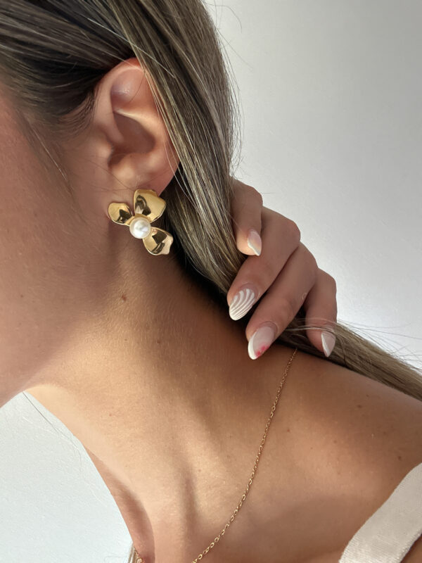 Pendientes tres hojas - Imagen 2