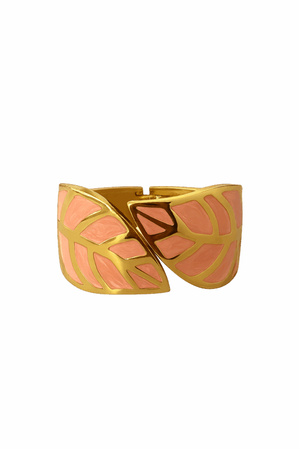 Brazalete Hojas Rosa
