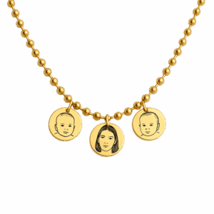 Collar Medallas Retrato
