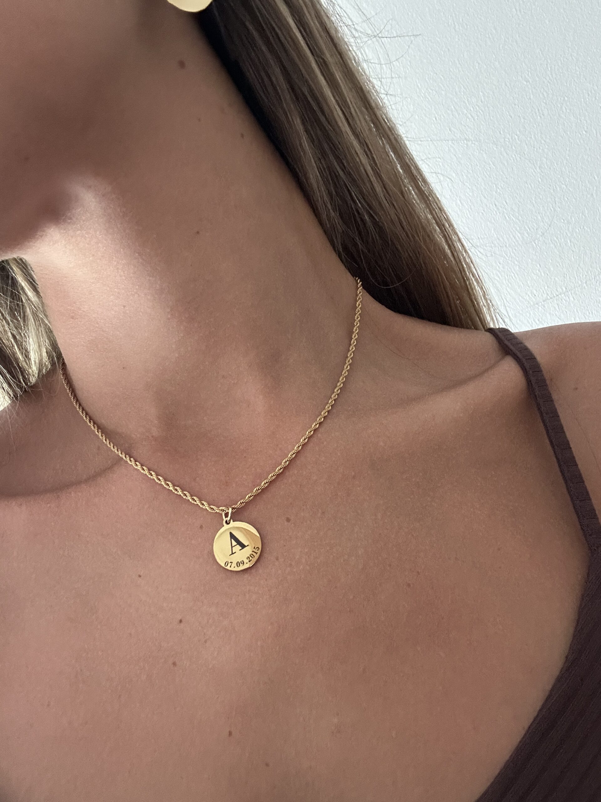 Collar Inicial + Fecha - Imagen 2