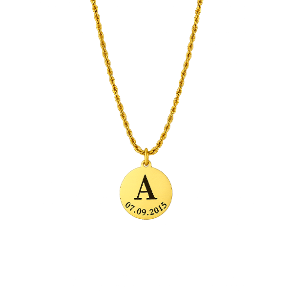 Collar Inicial + Fecha