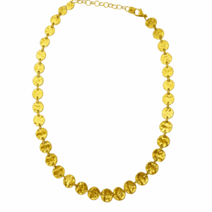 Collar Discos Dorados