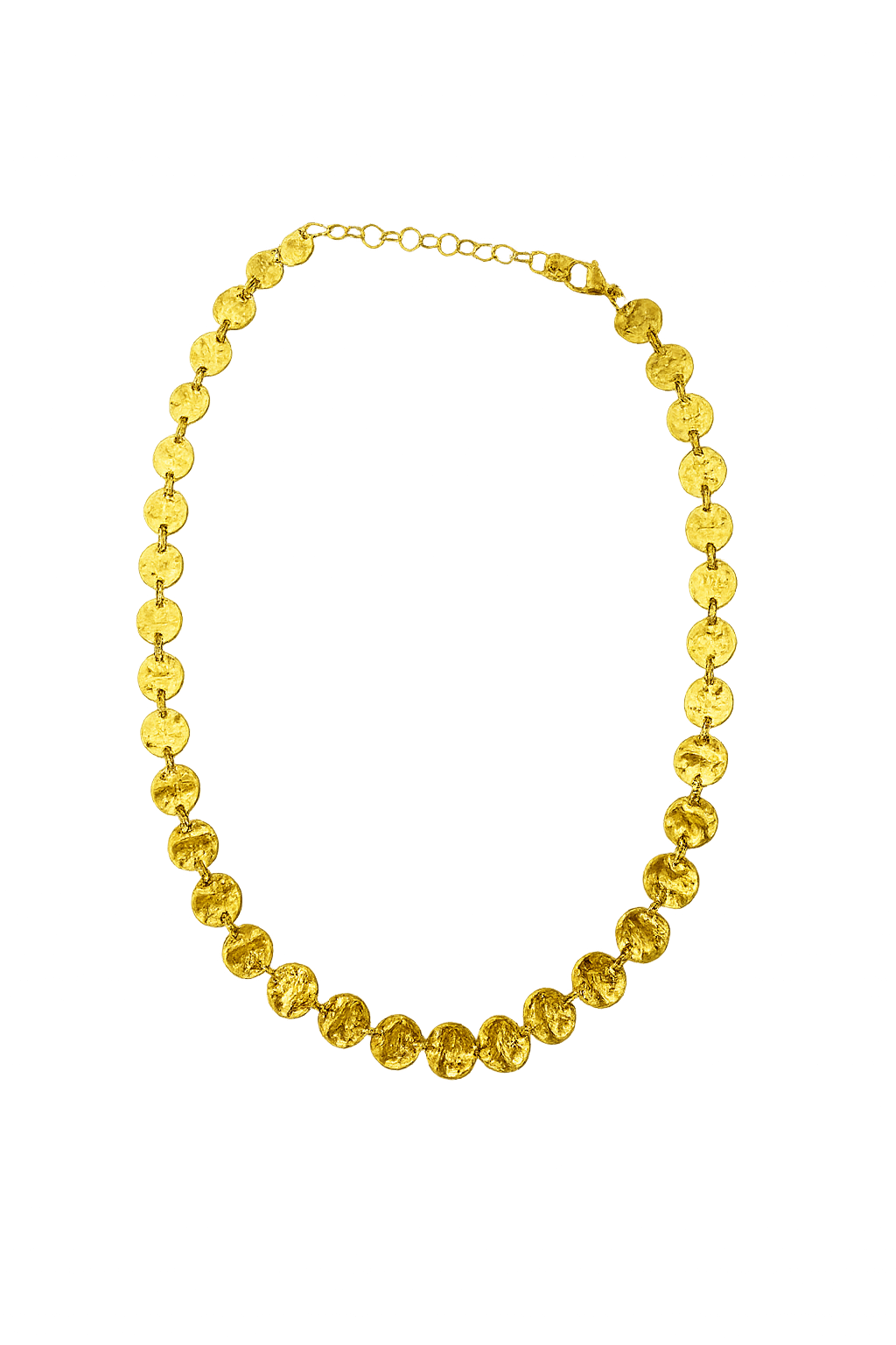 Collar Discos Dorados