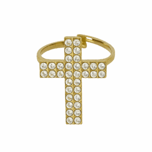 Anillo Cruz Brillante