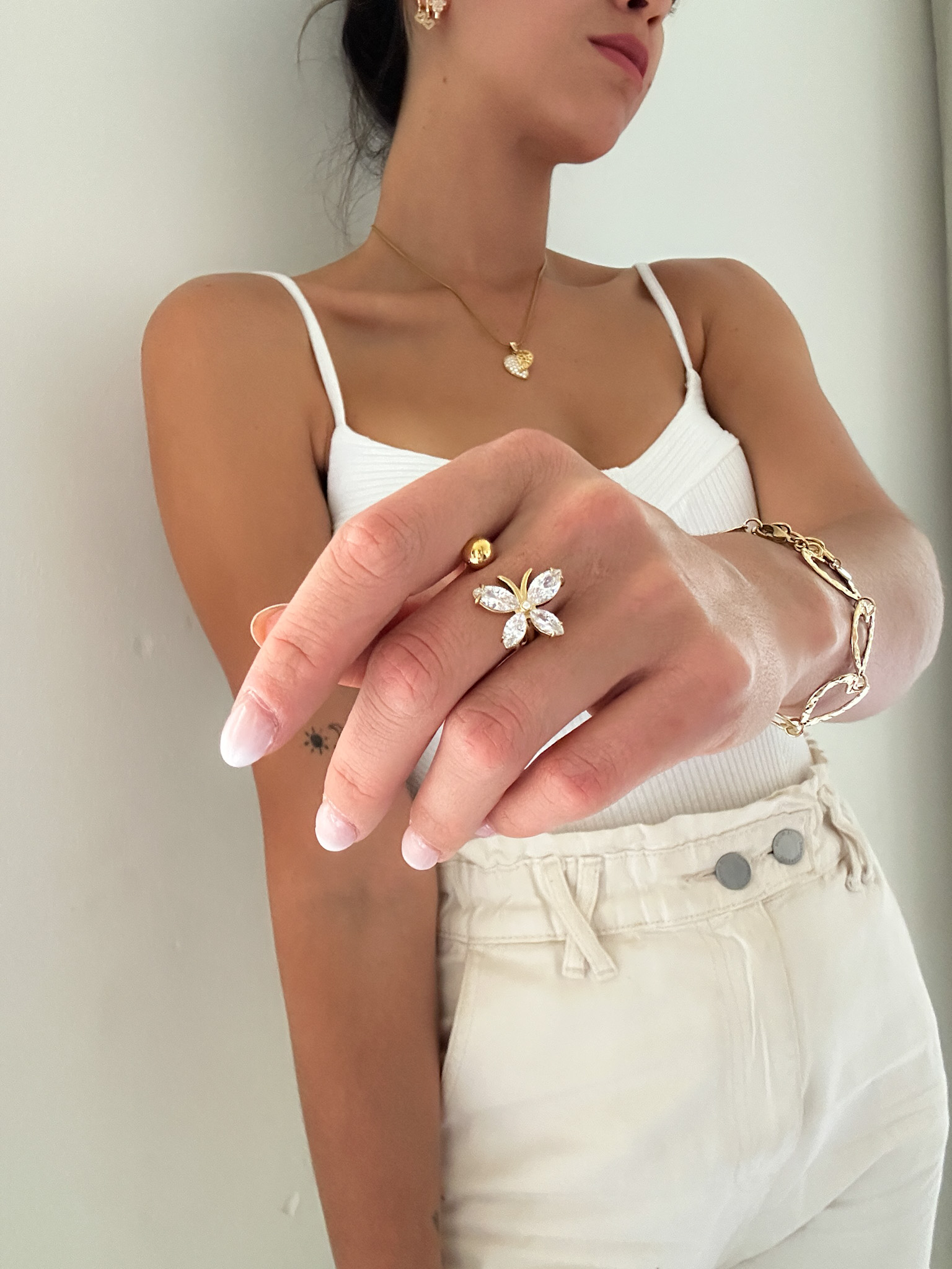 Anillo Mariposa de Cristal - Imagen 2