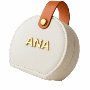 Joyero Personalizado pequeño blanco