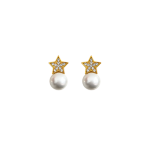 Pendientes Perlitas Estrellas