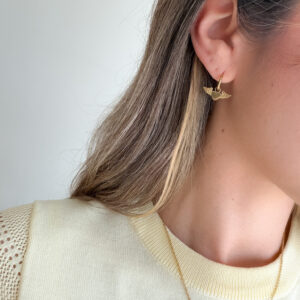 Pendientes corazones con alas