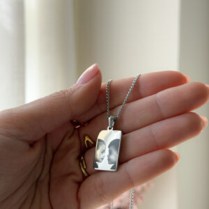 Collar Rectangular Unisex (Foto, texto o manuscrito)