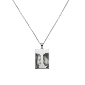 Collar Rectangular Unisex (Foto, texto o manuscrito)