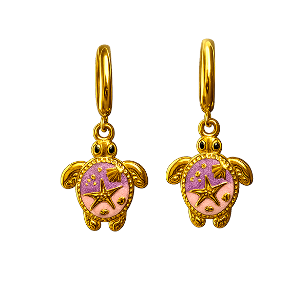 Pendientes tortugas