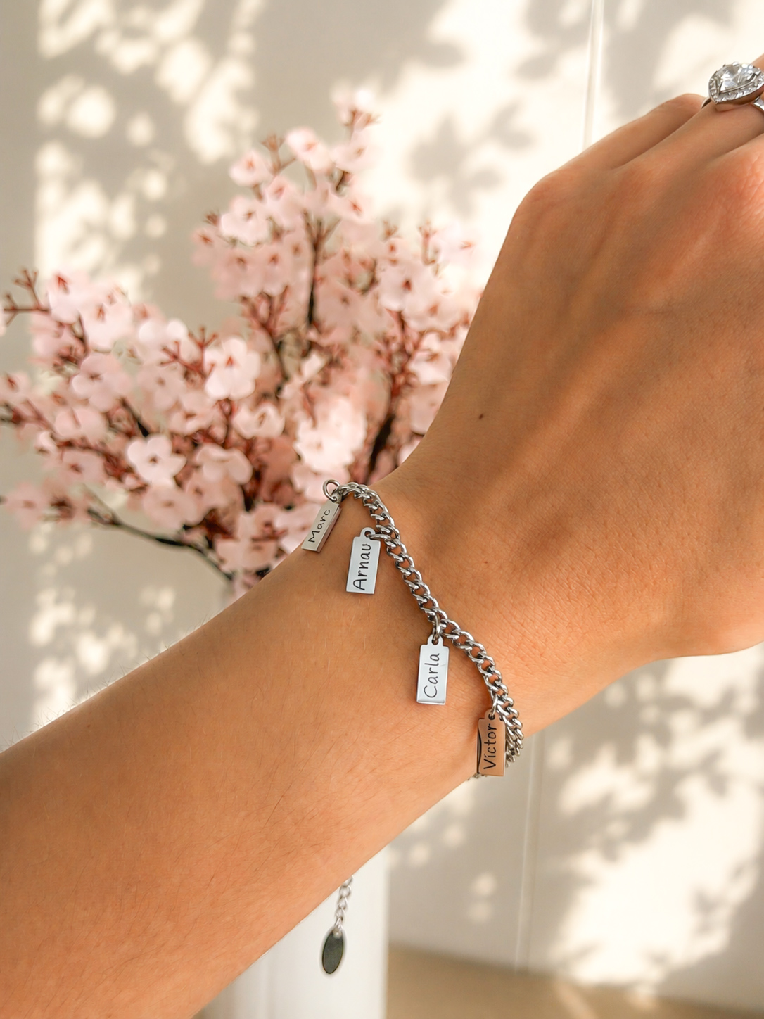 Pulsera plaquitas mini - Imagen 2