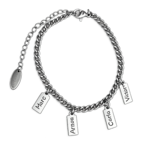 Pulsera plaquitas mini