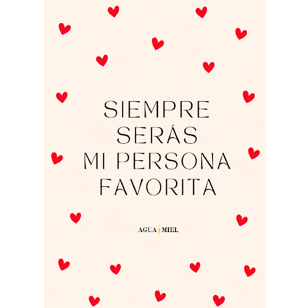 Tarjeta mi persona favorita