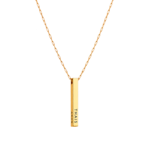Collar barra personalizado cuatro lados