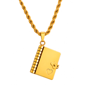 Collar libro personalizado