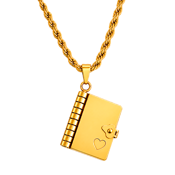 Collar libro personalizado